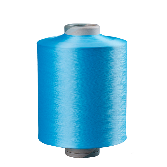 Dope Dyed Polyester High Stretch Yarn 75D/36F/2 Copy Nylon Yarn for Sweater